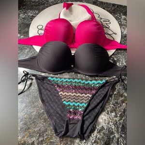 Flash SALE 24hrs ONLY: 2x bombshell tops 34D and L embellished bottoms